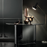 Консоль дымчатого цвета с изогнутым основанием Arabesque варинант исполнения - 4 | Loft Concept в Орле