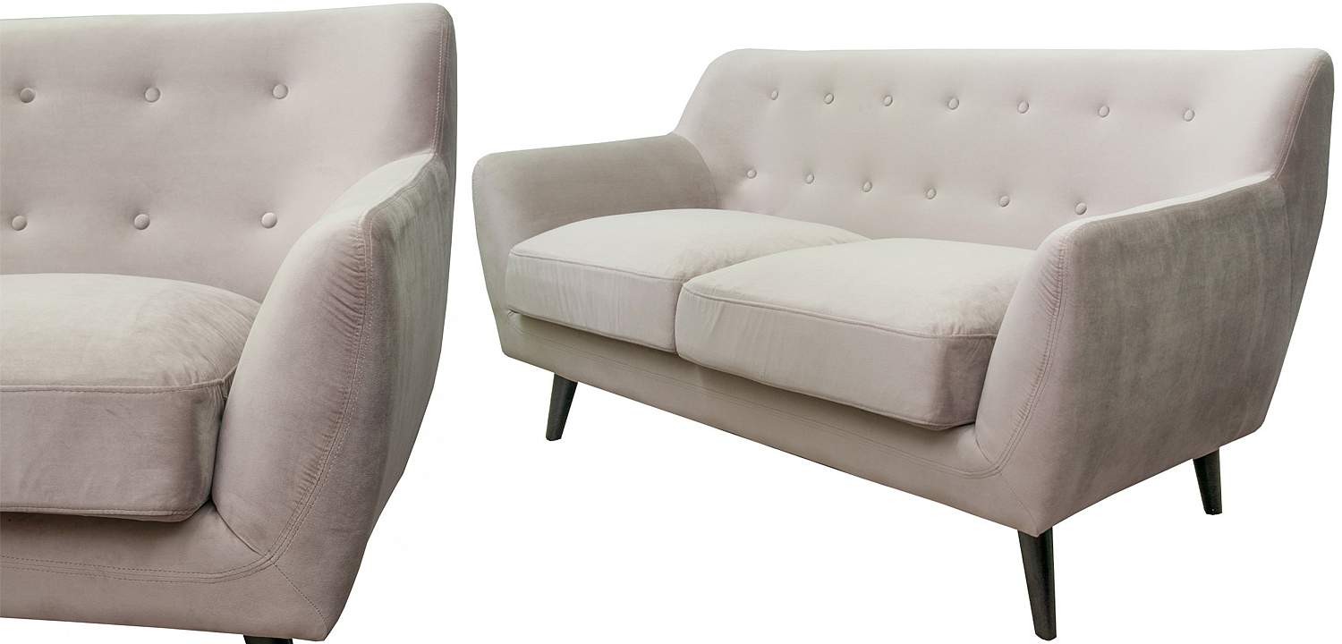 Диван Amantea Sofa beige velour Диван Amantea Sofa beige velour - Loft-Concept в Орле