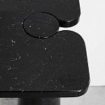 Консоль чёрная на 2-х конусообразных ножках Eros варинант исполнения - 1 | Loft Concept в Орле