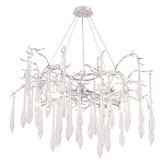 Люстра подвесная с прозрачными подвесками в форме капель Droplet Chandelier варинант исполнения - 4 | Loft Concept в Орле