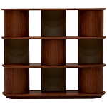 Стеллаж Zacharie Brown Wood Rack варинант исполнения - 2 | Loft Concept в Орле