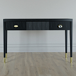 Туалетный стол - Трельяж Elsa Dreams Black 120 см варинант исполнения - 6 | Loft Concept в Орле