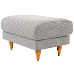 Мягкий пуф на деревянных ножках Garner Pouf Light варинант исполнения - 3 | Loft Concept в Орле