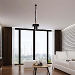 Подвесной светильник с черным металлическим плафоном Capability варинант исполнения - 1 | Loft Concept в Орле