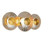 Бра из трех стеклянных фактурных дисков Eyepiece варинант исполнения - 3 | Loft Concept в Орле