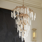 Люстра многоярусная с трубчатыми подвесками Dripping Crystals варинант исполнения - 5 | Loft Concept в Орле