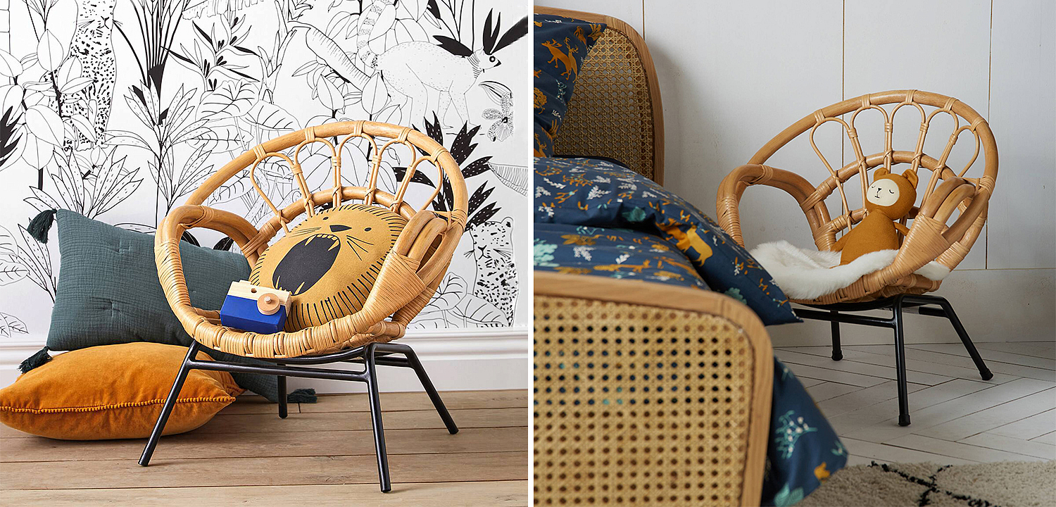 Кресло детское Wicker Baby Chair Кресло детское Wicker Baby Chair - Loft-Concept в Орле