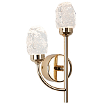 Бра с декором в виде кристаллов из хрусталя Kenneth Crystal Stone Sconce варинант исполнения - 1 | Loft Concept в Орле