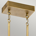 Люстра подвесная прямоугольная цвета латунь Kichler варинант исполнения - 3 | Loft Concept в Орле