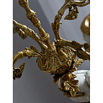 Подсвечник белый Попугай из фарфора с бронзовыми элементами Eden Garden варинант исполнения - 8 | Loft Concept в Орле