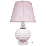 Настольная лампа керамическая Pink lampshade варинант исполнения - 1 | Loft Concept в Орле