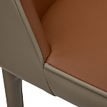 Стул барный с терракотовой обивкой из экокожи Spectacular High Chair варинант исполнения - 3 | Loft Concept в Орле