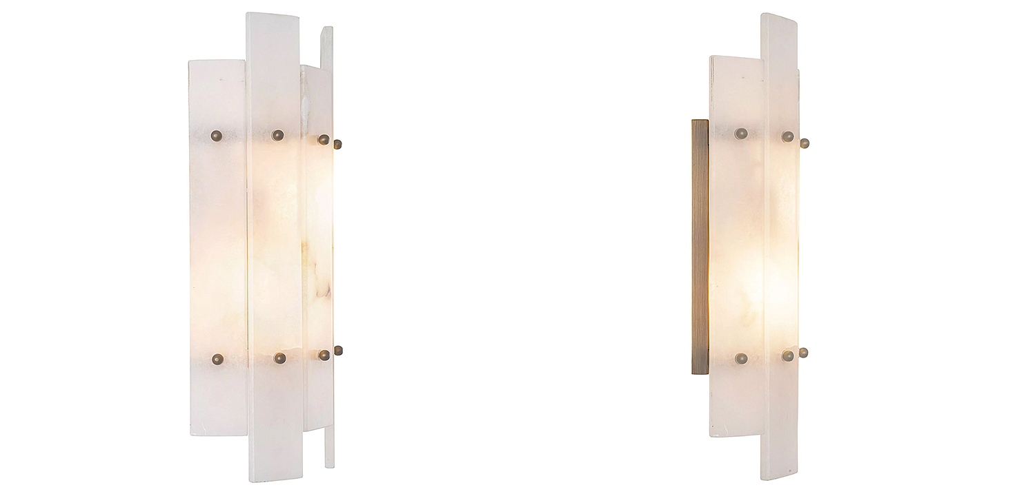 Бра Eichholtz Wall Lamp Caprera Alabaster Бра Eichholtz Wall Lamp Caprera Alabaster - Loft-Concept в Орле