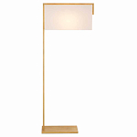 Торшер с прямоугольным абажуром на золотом металлическом каркасе Rectangular Plane  варинант исполнения - 4 | Loft Concept в Орле
