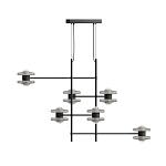 Каркасная люстра Balance варинант исполнения - 1 | Loft Concept в Орле