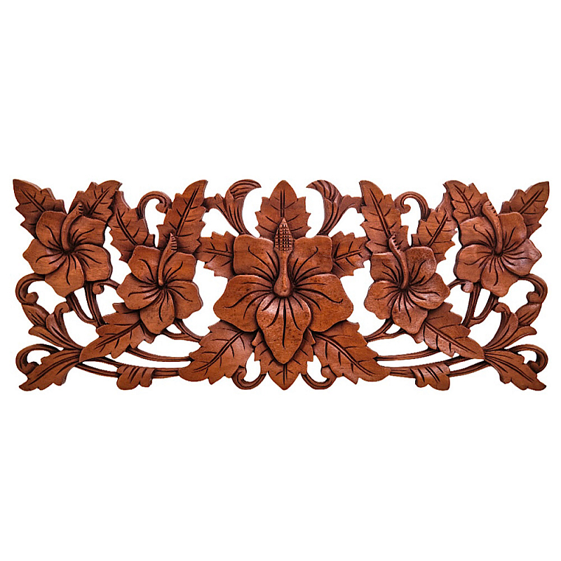 Панно из дерева цветы Celticflower  Panel With Trees Коричневый в Орле | Loft Concept 