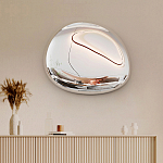 Абстрактная скульптура на стену в виде капли воды Water Outline варинант исполнения - 4 | Loft Concept в Орле