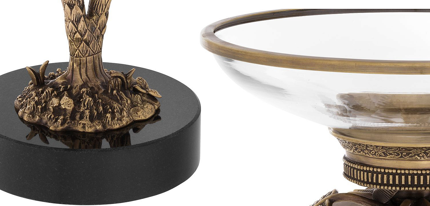 Чаша Eichholtz Bowl on base Lindroth Чаша Eichholtz Bowl on base Lindroth - Loft-Concept в Орле