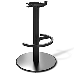 Барный стул вращающийся со спинкой и подлокотниками Douglas Rhombus Синий Велюр варинант исполнения - 3 | Loft Concept в Орле