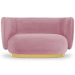 Диван с обивкой из искусственного меха Ambrose Soft Sofa варинант исполнения - 1 | Loft Concept в Орле