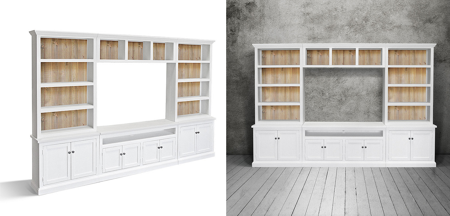 Шкаф-стеллаж Rachele Provence HARMONIE Glacier White Шкаф-стеллаж Rachele Provence HARMONIE Glacier White - Loft-Concept в Орле