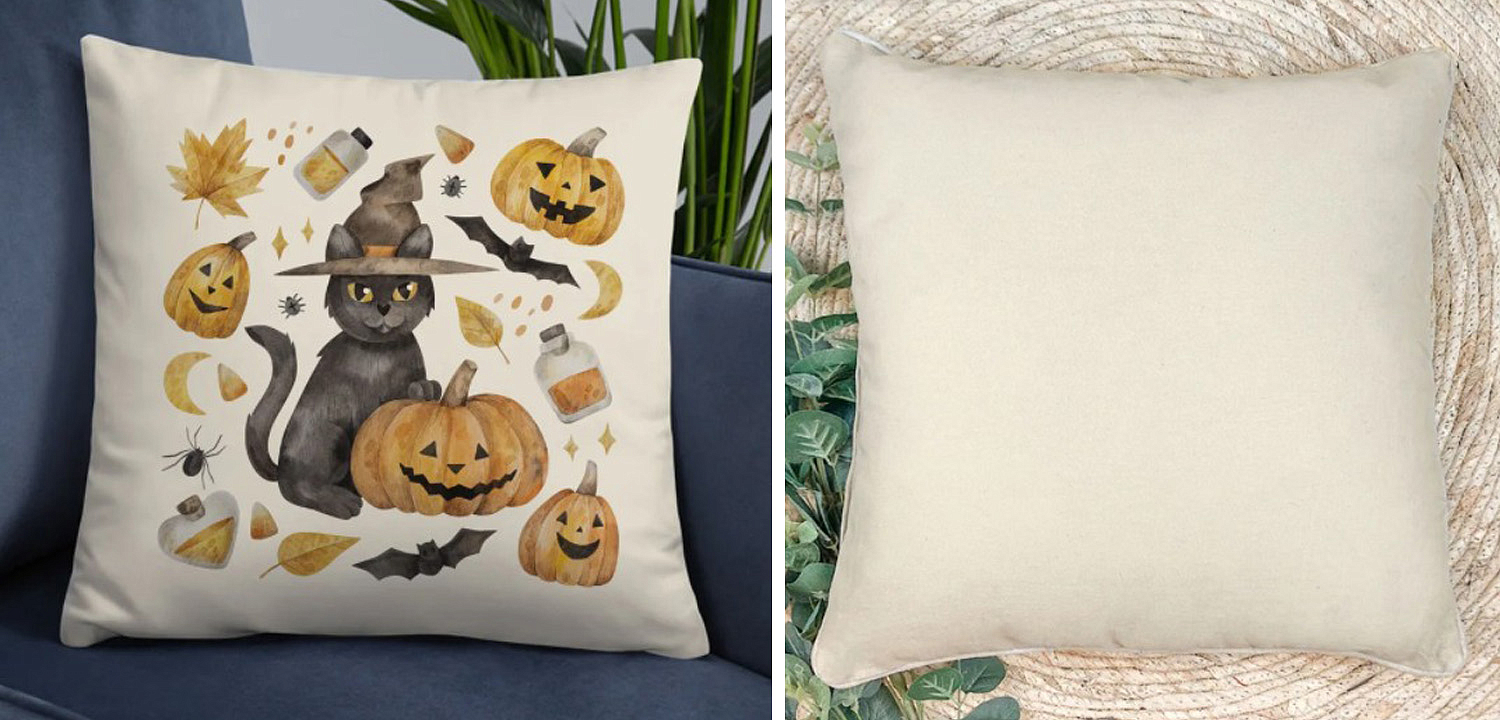 Подушка Halloween Pumpkin Cat Подушка Halloween Pumpkin Cat - Loft-Concept в Орле