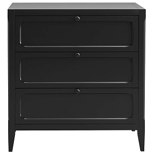 Комод с 3-мя ящиками черный Silva Black Chest of Drawers