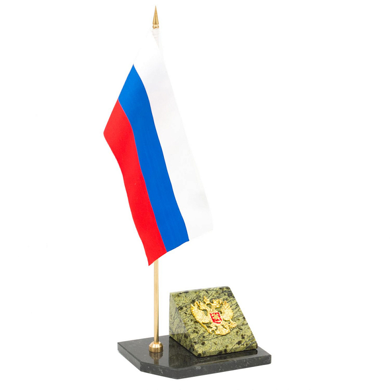 Флагшток с гербом России из натурального камня змеевик Stone Flagpole Змеевик Флагшток с гербом России из натурального камня змеевик Stone Flagpole Змеевик в Орле | Loft Concept