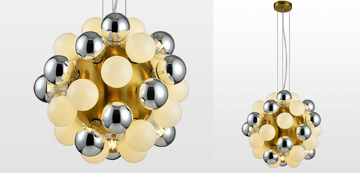 Люстра Korneli Chandelier white and smoky Люстра Korneli Chandelier white and smoky - Loft-Concept в Орле