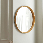 Зеркало круглое в раме из ротанга Wickerwork варинант исполнения - 1 | Loft Concept в Орле