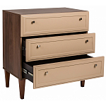 Комод бежевый из массива бука с 3-мя ящиками Wenge Light варинант исполнения - 3 | Loft Concept в Орле