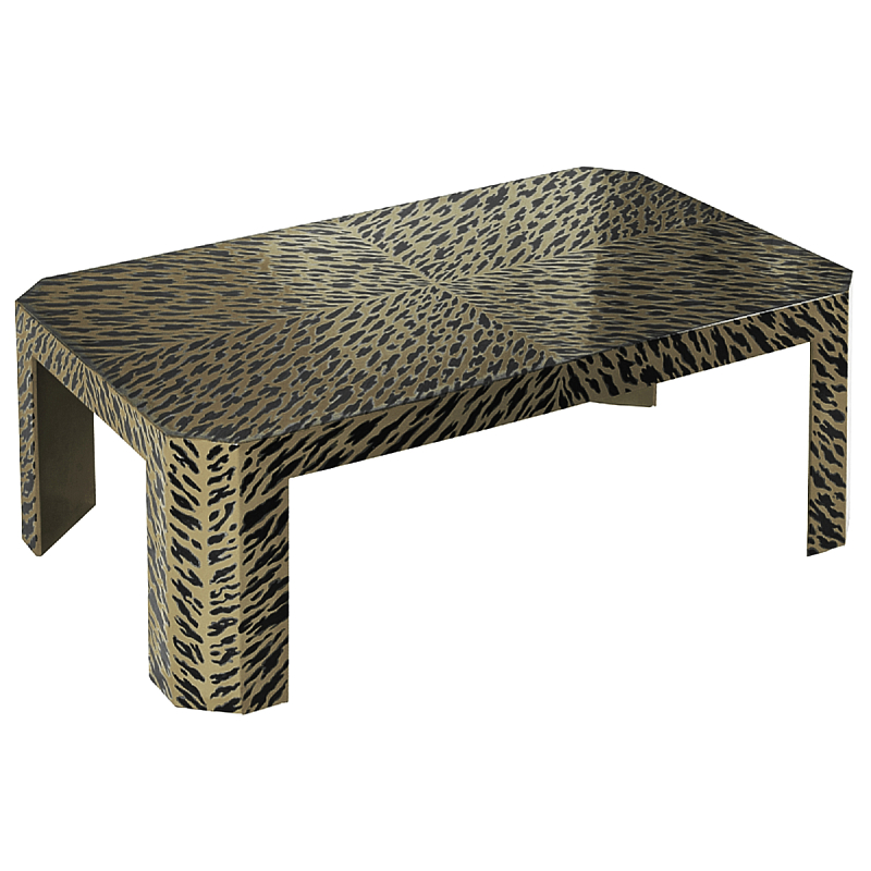 Дизайнерский кофейный стол с рисунком леопард Neytiri Beige Leopard Черный Серо-бежевый Дизайнерский кофейный стол с рисунком леопард Neytiri Beige Leopard Черный Серо-бежевый в Орле | Loft Concept