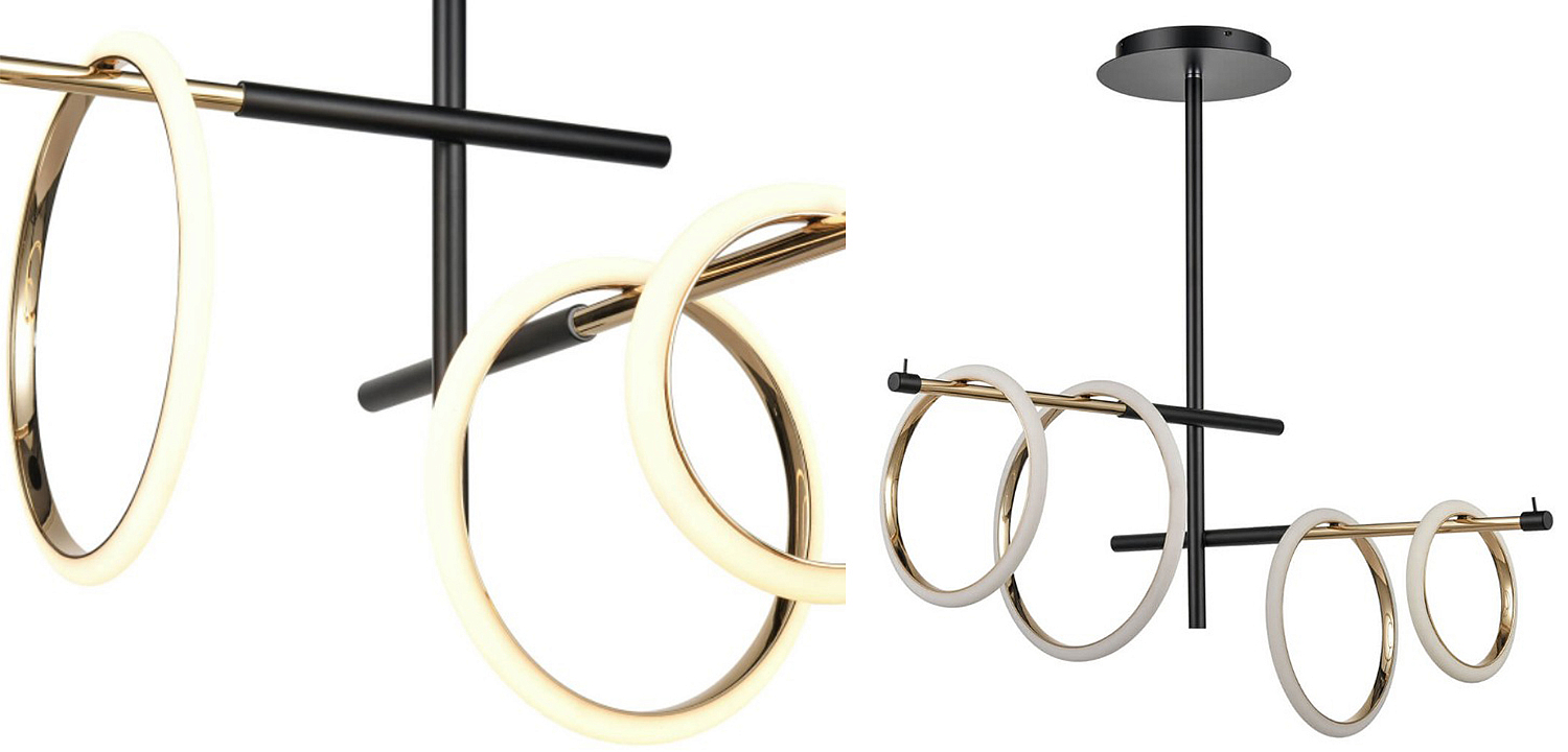 Люстра Jessenia Rings Chandelier 4 Люстра Jessenia Rings Chandelier 4 - Loft-Concept в Орле