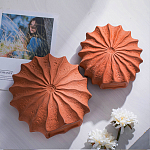 Ваза керамическая в виде круглой терракотовой морской раковины Galapagos варинант исполнения - 5 | Loft Concept в Орле