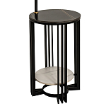 Торшер с абажуром и приставным столом Tore Lighting and Furniture Floor Lamp варинант исполнения - 2 | Loft Concept в Орле