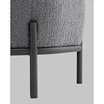 Пуф Стоун букле Fluffy темно-серый варинант исполнения - 4 | Loft Concept в Орле