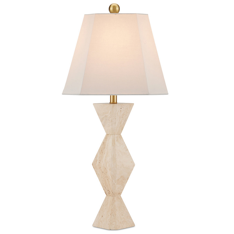 Настольная лампа с фигурным основанием Chiseled Бежевый ivory ( слоновая кость ) Настольная лампа с фигурным основанием Chiseled Бежевый ivory ( слоновая кость ) в Орле | Loft Concept