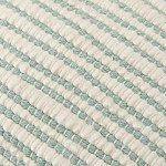 Чехол на подушку мятного цвета с бахромой и объемным узором Ethnic mix варинант исполнения - 2 | Loft Concept в Орле