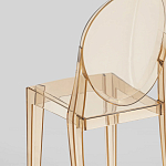 Прозрачный стул с янтарным оттенком LOUIS GHOST CHAIR варинант исполнения - 6 | Loft Concept в Орле