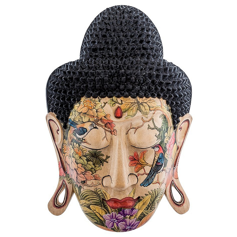 Маска ручной работы деревянная расписная Balinese Mask Мульти Маска ручной работы деревянная расписная Balinese Mask Мульти в Орле | Loft Concept