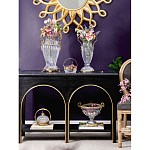 Корзиночка из прозрачного стекла с бронзовой ручкой Eden Garden варинант исполнения - 5 | Loft Concept в Орле