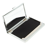 Визитница карманная металлическая с накладкой из натурального камня Яшма Stone Business Card Holders варинант исполнения - 3 | Loft Concept в Орле