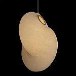 Подвесной светильник белый с фигурным тканевым плафоном White Whirlwinds варинант исполнения - 4 | Loft Concept в Орле