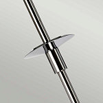 Подвесной светильник хромированного цвета с граненым прозрачным стеклянным плафоном Elstead Lighting варинант исполнения - 6 | Loft Concept в Орле