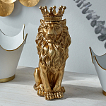 Статуэтка лев с детализированной гривой и изящной короной Lion Crown  варинант исполнения - 4 | Loft Concept в Орле