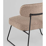 Кресло лаунж Kate букле капучино варинант исполнения - 3 | Loft Concept в Орле