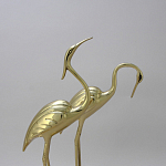Статуэтка бронзовая пара Журавли Bronze Birds варинант исполнения - 1 | Loft Concept в Орле