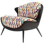 Кресло с цветным принтом Colorful Print Armchair варинант исполнения - 1 | Loft Concept в Орле