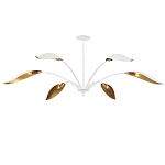 Люстра белая с плафонами в виде лепестков Delicate Flower варинант исполнения - 4 | Loft Concept в Орле