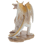 Декоративная статуэтка Дракон Dragon Beige Gold Statuette варинант исполнения - 4 | Loft Concept в Орле